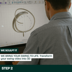 Custom Golf Swing Sculpture